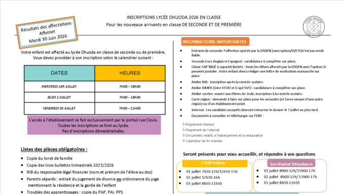 Messages ENT modalités inscription 2nd 1ere 2026.png